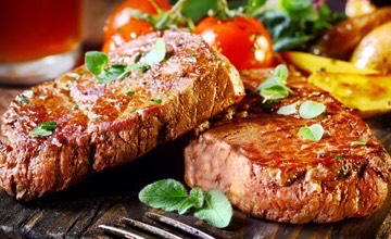 Ihype: Steak meal Moment Photo-Hype